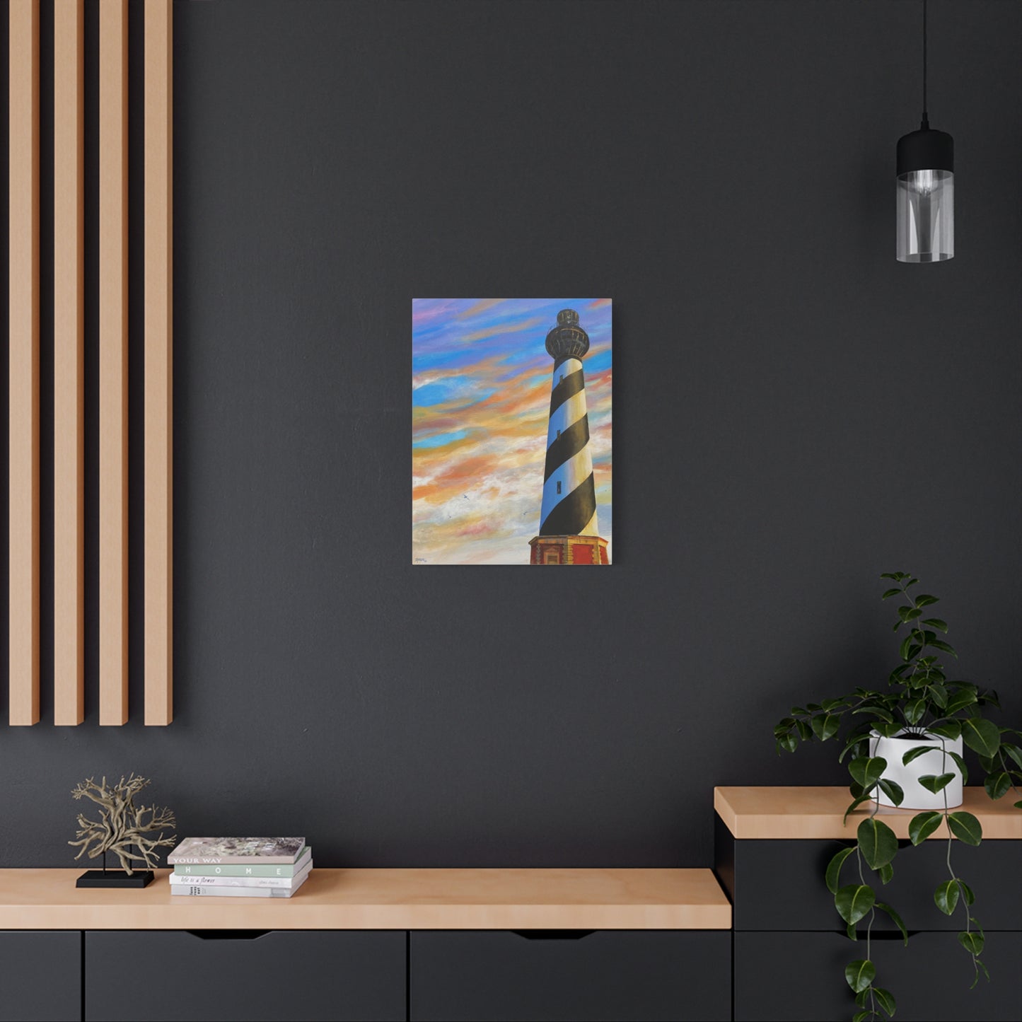"BUXTON" (Cape Hatteras Lighthouse) Acrylic on canvas print by David Randall