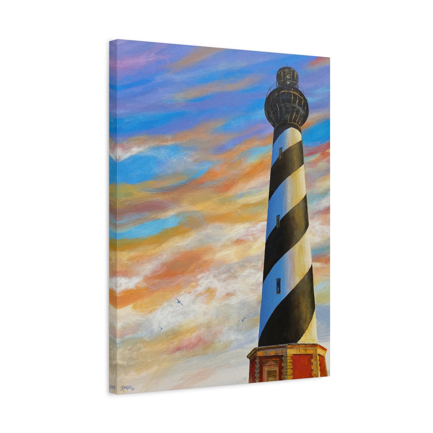 "BUXTON" (Cape Hatteras Lighthouse) Acrylic on canvas print by David Randall