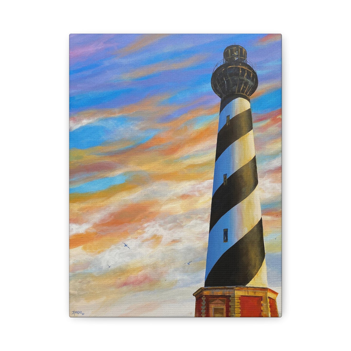 "BUXTON" (Cape Hatteras Lighthouse) Acrylic on canvas print by David Randall