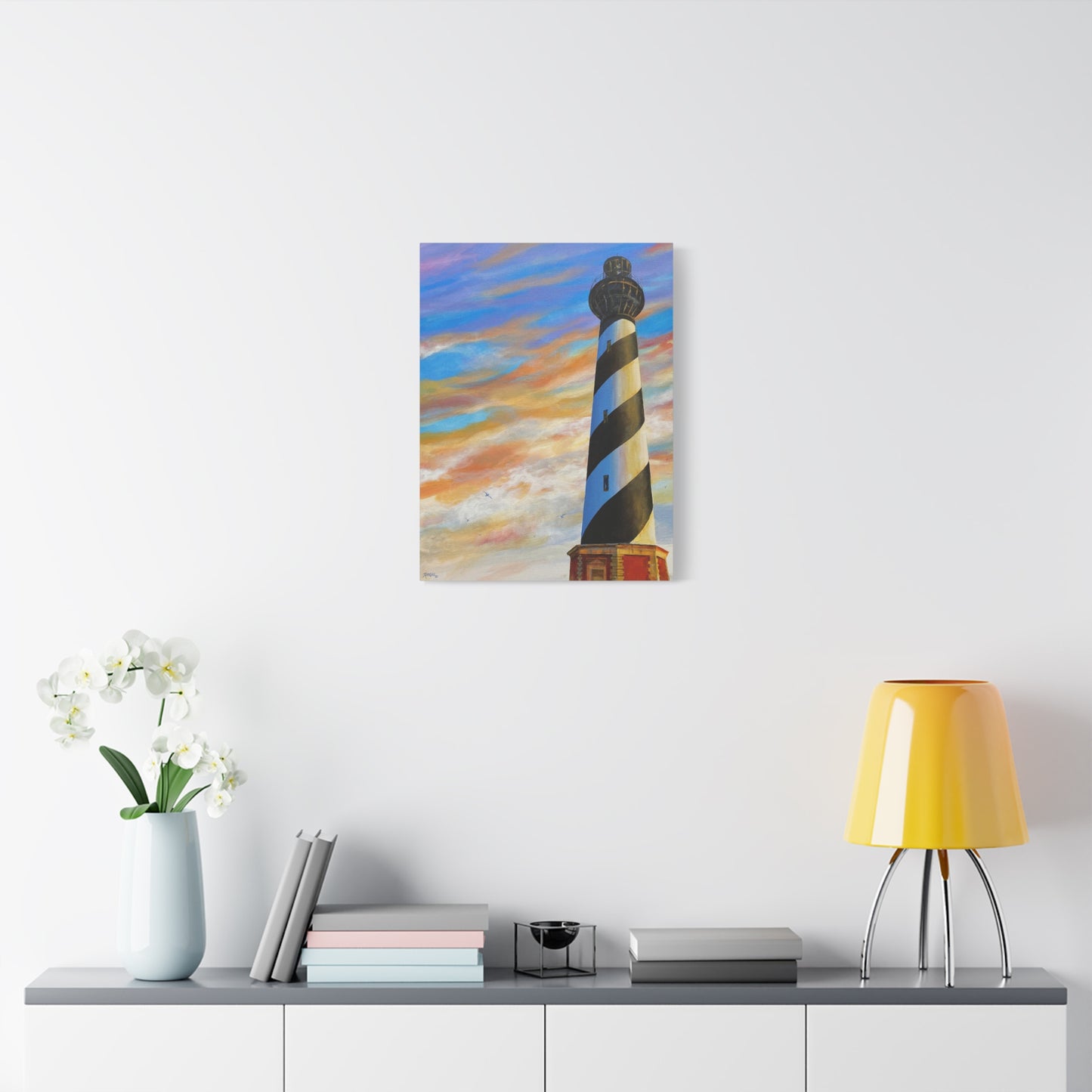 "BUXTON" (Cape Hatteras Lighthouse) Acrylic on canvas print by David Randall