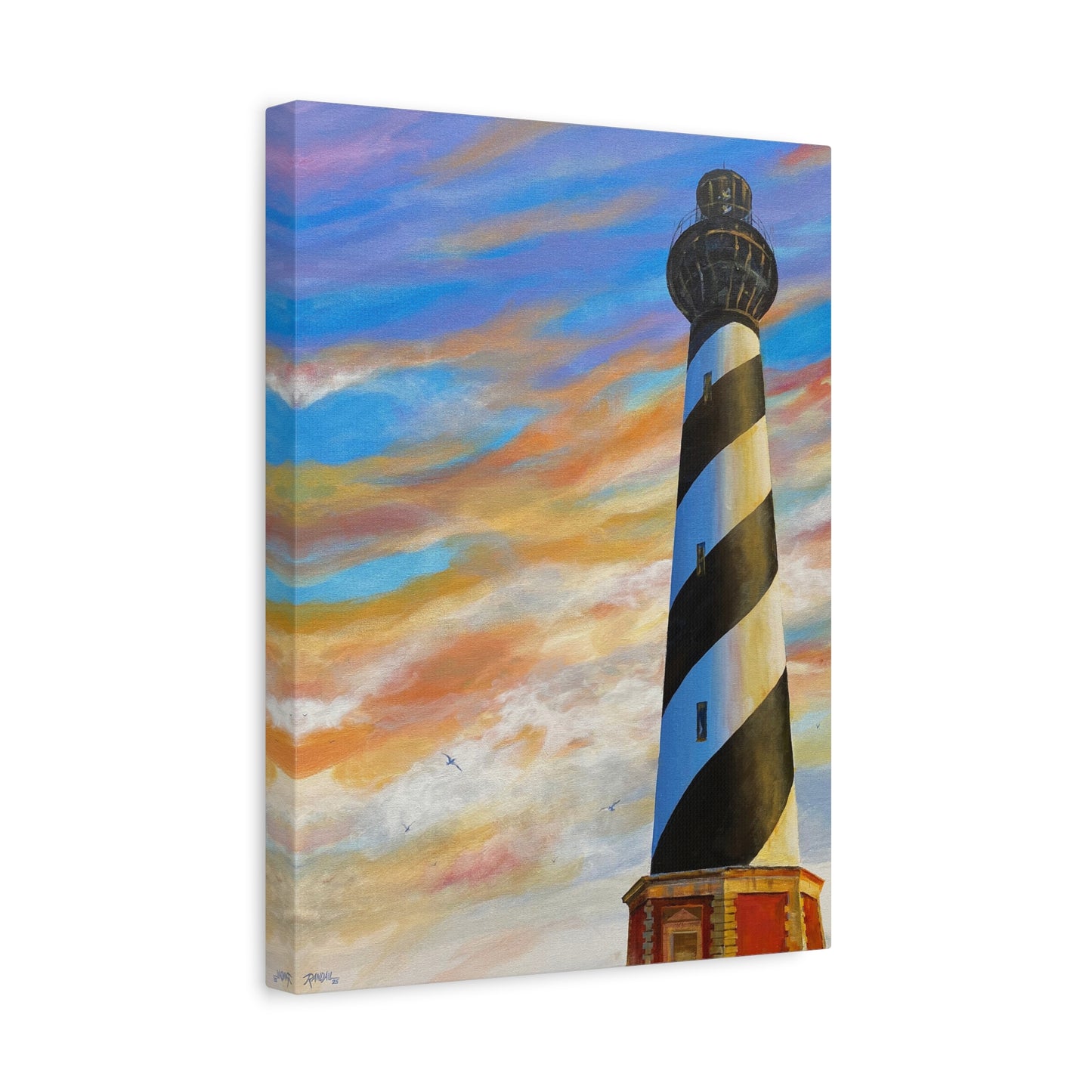 "BUXTON" (Cape Hatteras Lighthouse) Acrylic on canvas print by David Randall
