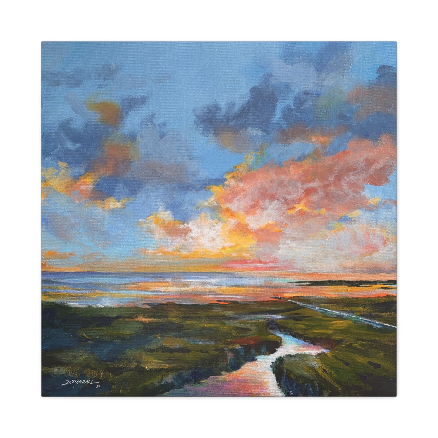 "BRACKISH SUNSET"  Outer Banks