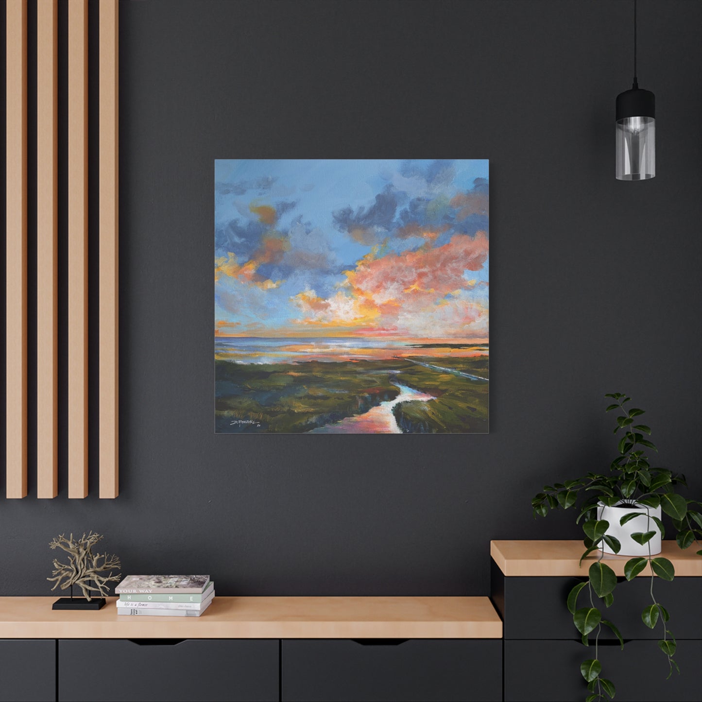 "BRACKISH SUNSET"  Outer Banks