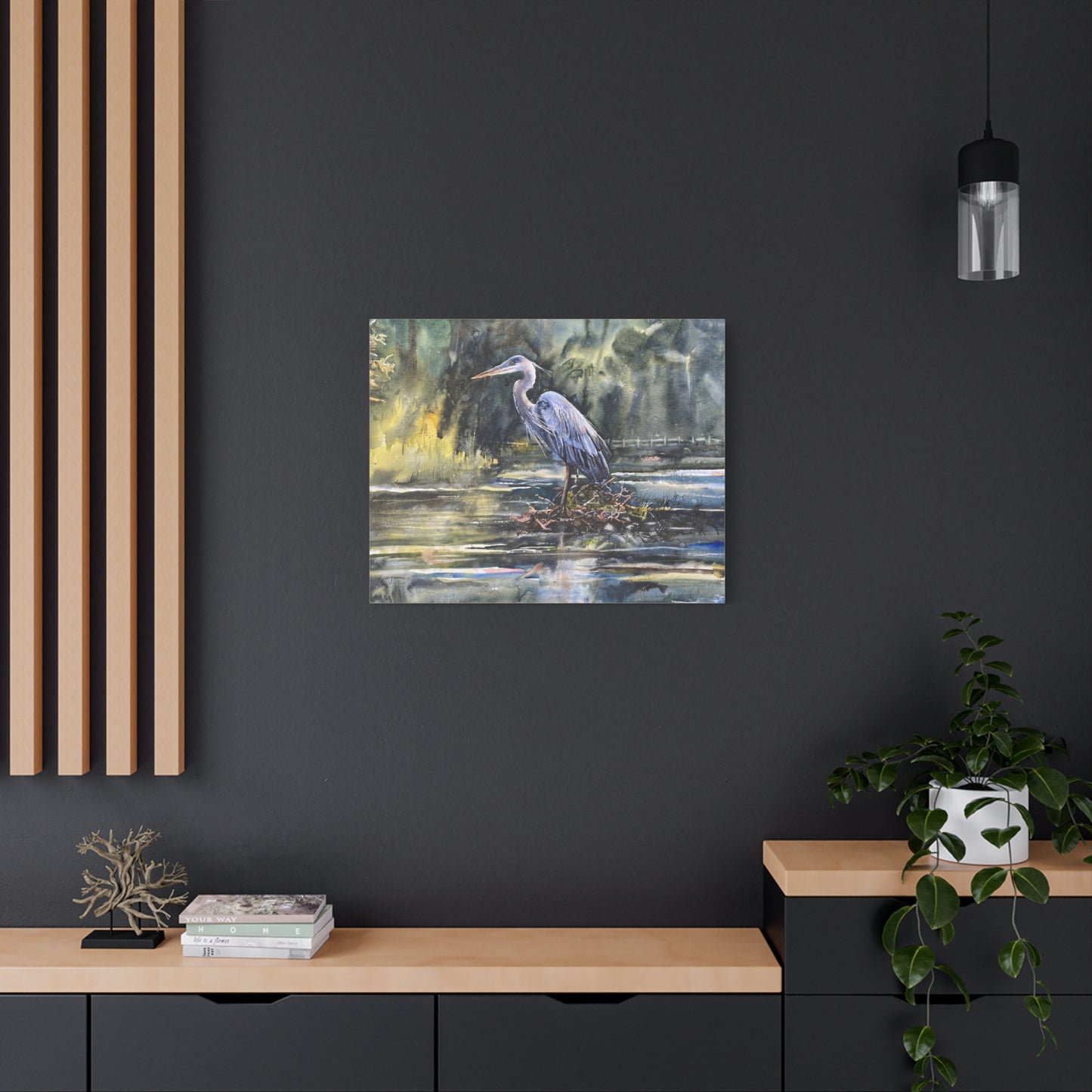 "GEORGE" Great Blue Heron