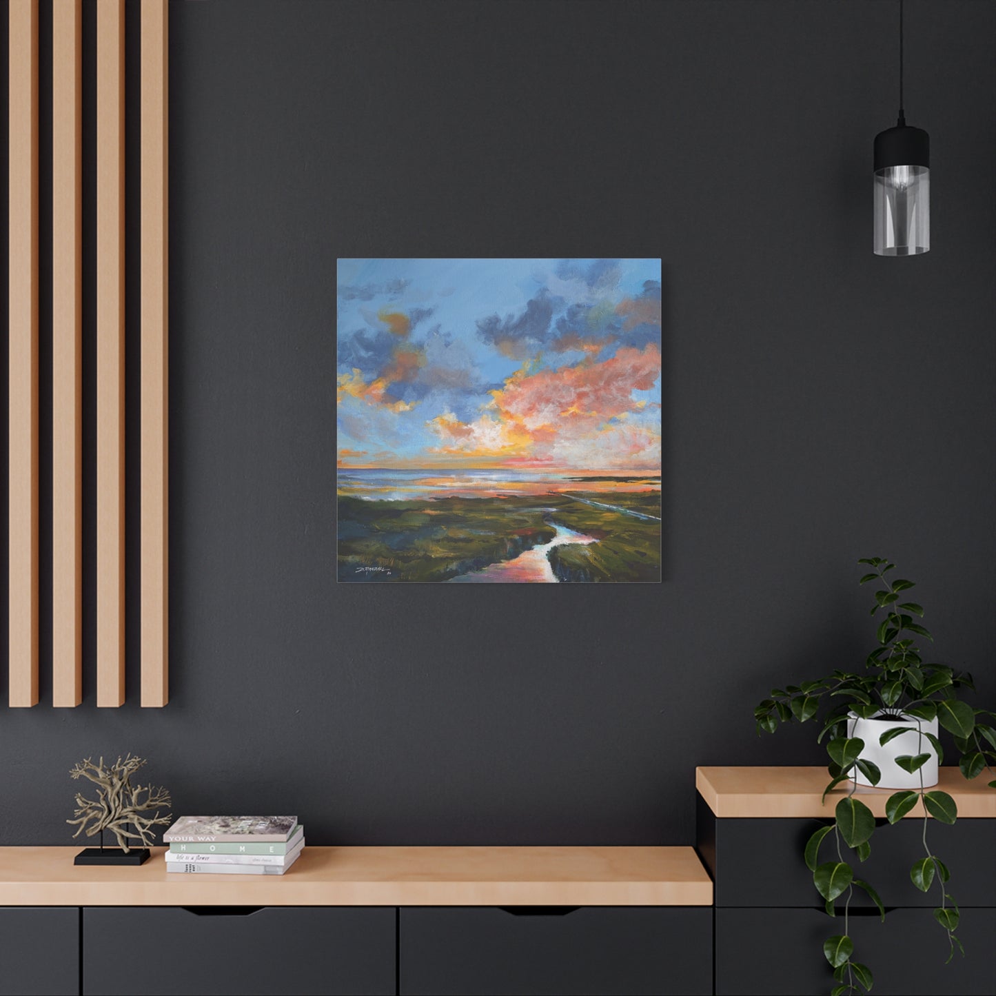 "BRACKISH SUNSET"  Outer Banks