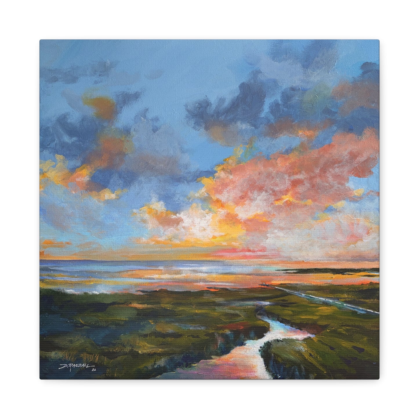 "BRACKISH SUNSET"  Outer Banks