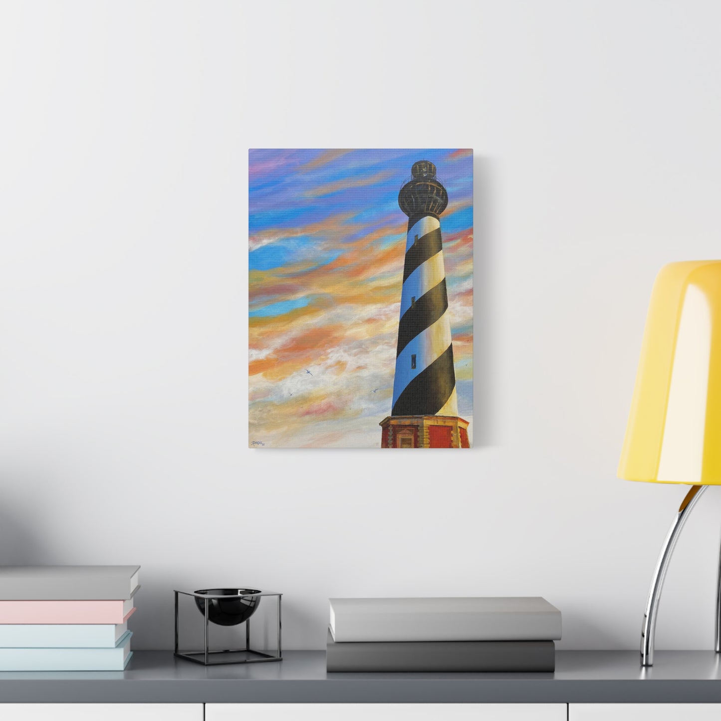 "BUXTON" (Cape Hatteras Lighthouse) Acrylic  on canvas print by David Randall