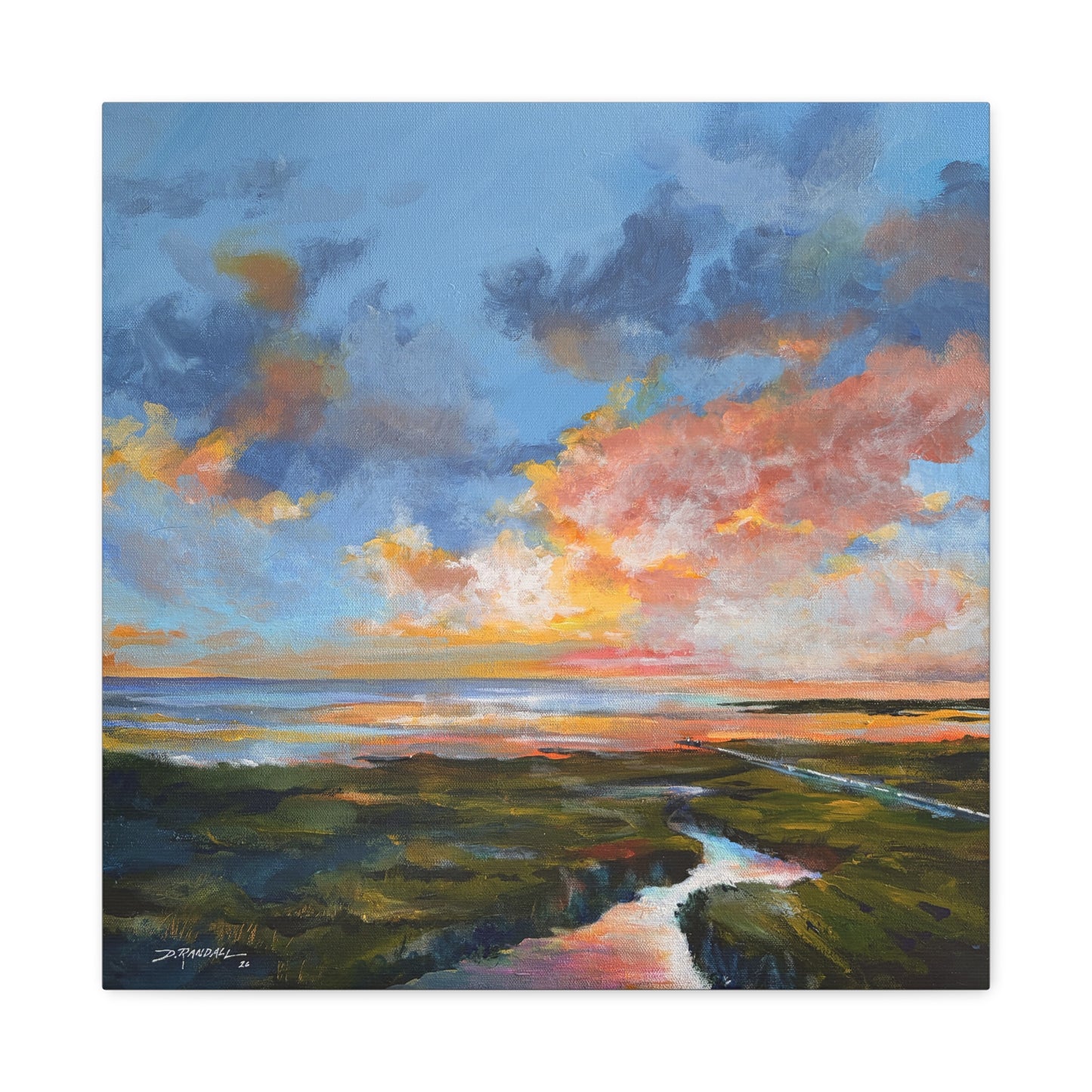 "BRACKISH SUNSET"  Outer Banks