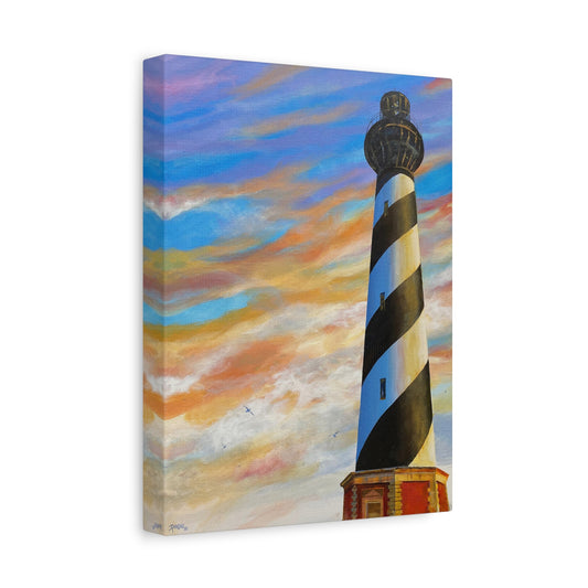 "BUXTON" (Cape Hatteras Lighthouse) Acrylic  on canvas print by David Randall